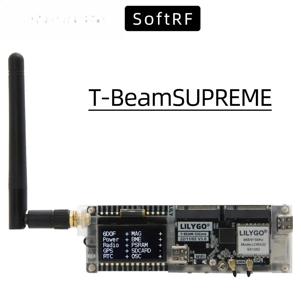 Esp32 Development Board - LILYGO SoftRF T-BeamSUPREME ESP32-S3 Development Board