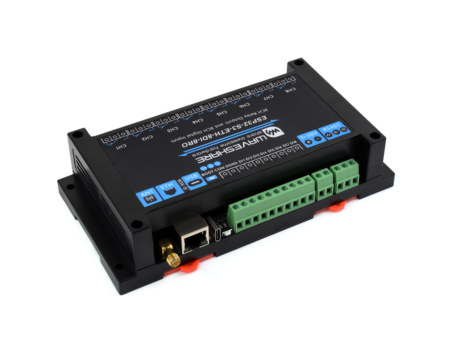 Waveshare Industrial 8-Channel - Esp32 Uart Module ulasan dan harga