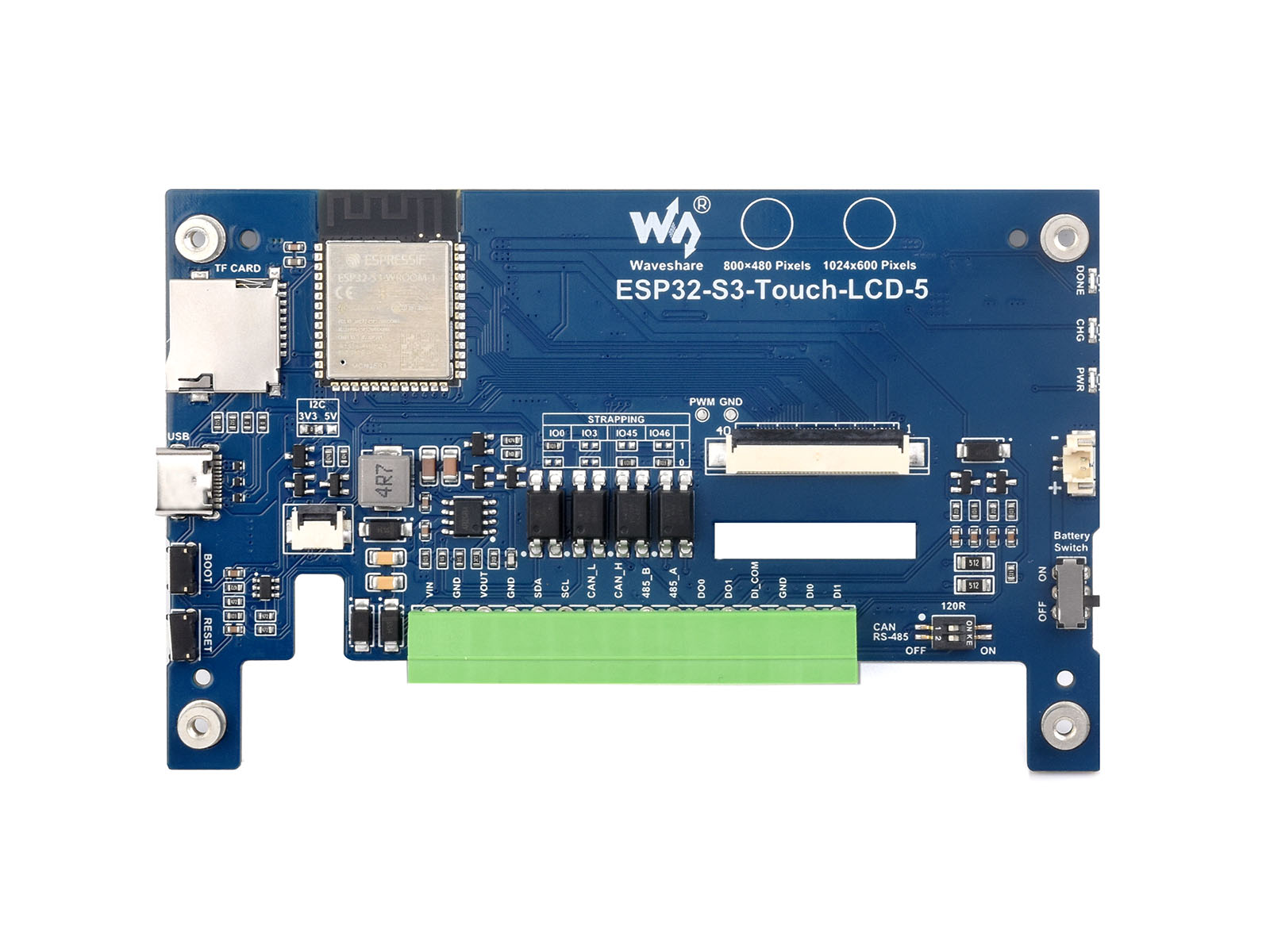 Waveshare ESP32-S3 5inch Capac - Esp32 Uart Module ulasan dan harga