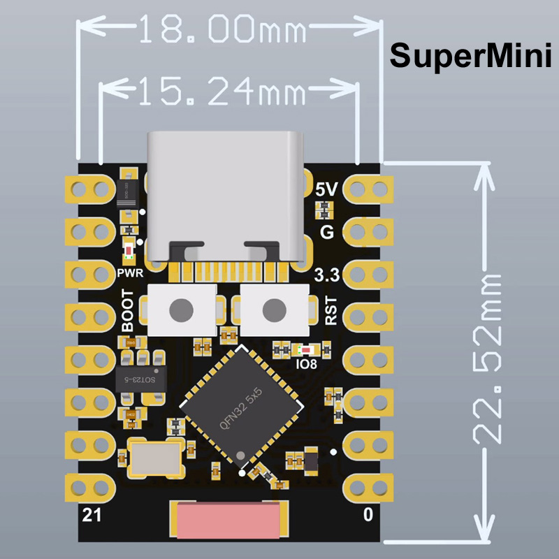For ESP32-S3 Supermini Pro MIN - Esp32 Uart Module ulasan dan harga