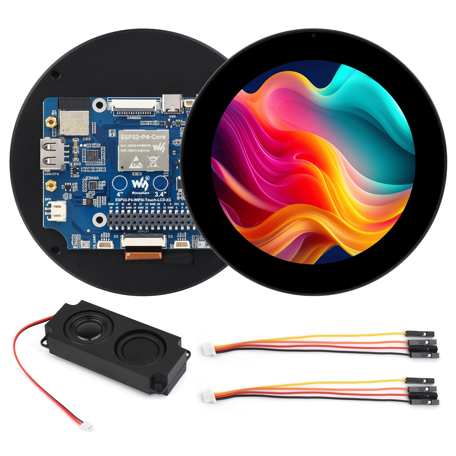 ESP32-P4 3.4/4 Inch Round Touc - Esp32 Uart Module ulasan dan harga