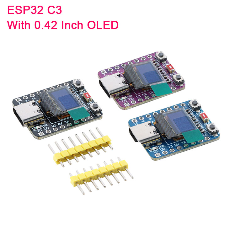 ESP32-C3 0.42-inch Screen OLED - Esp32 C3 ulasan dan harga
