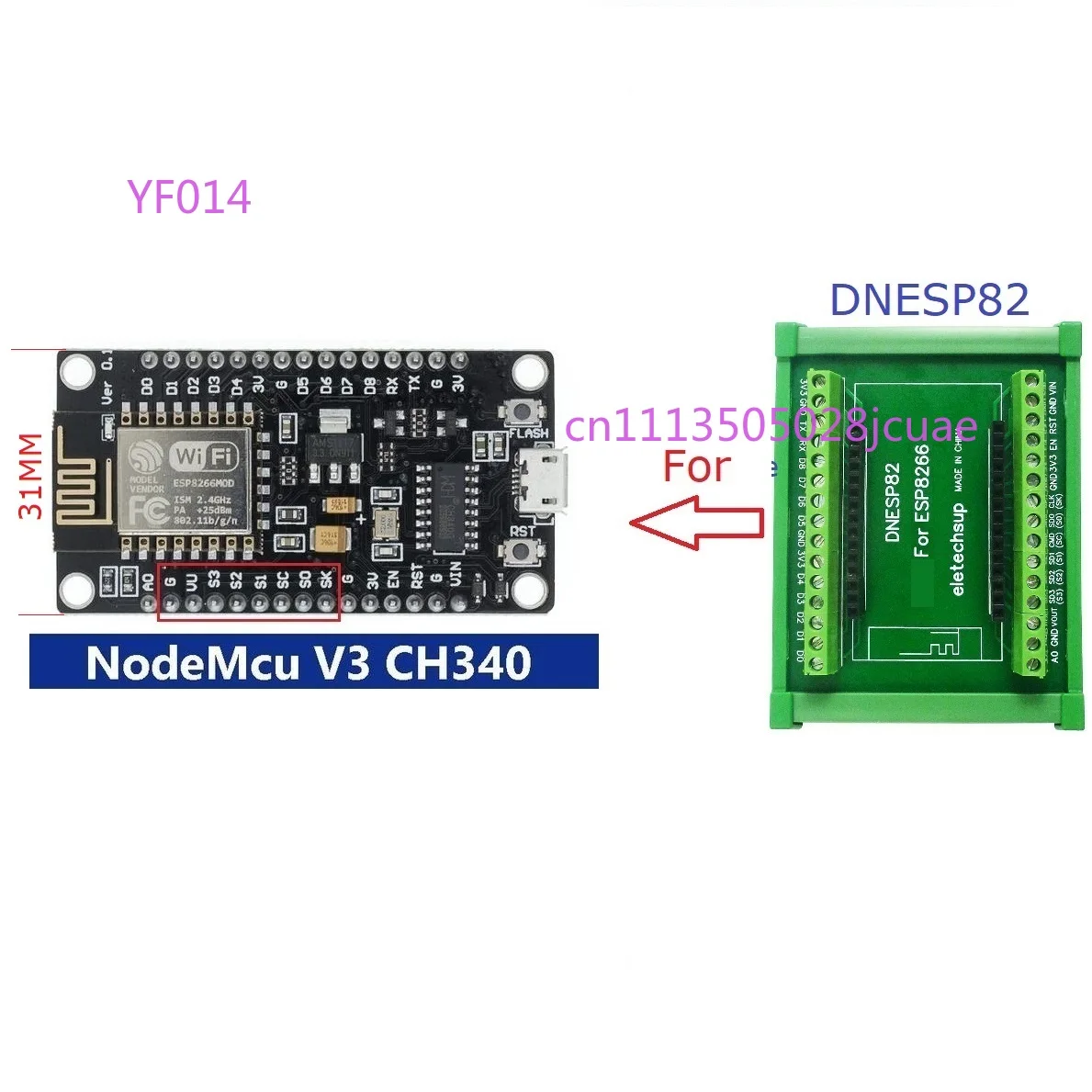 ESP8266 NodeMcu WiFi Module Ar - Esp8266 ulasan dan harga